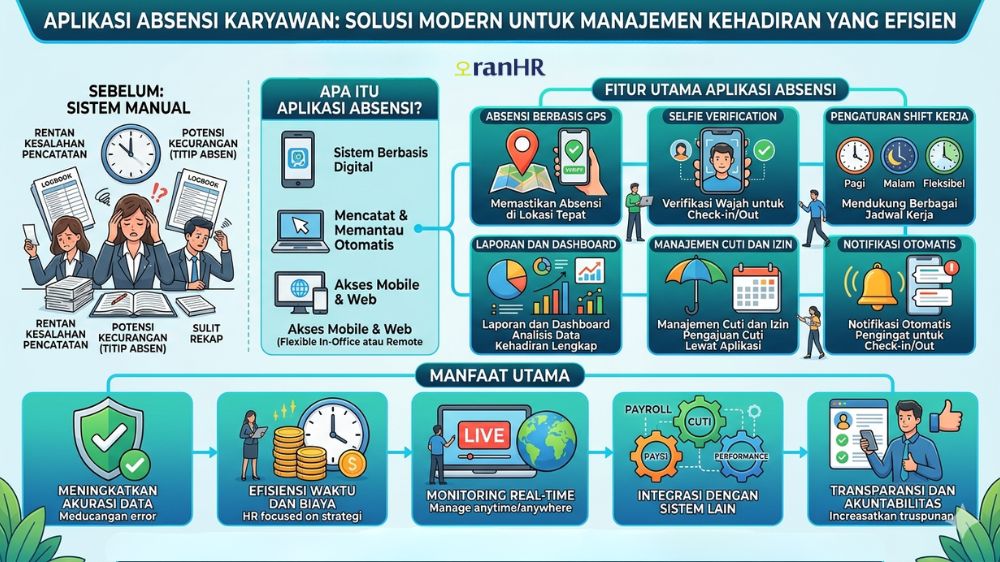 Aplikasi Absensi Karyawan: Solusi Modern untuk Manajemen Kehadiran yang Efisien