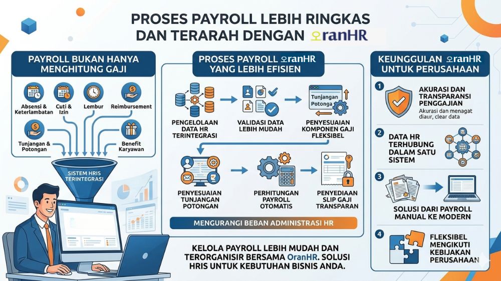 Proses Payroll Lebih Ringkas dan Terarah dengan OranHR